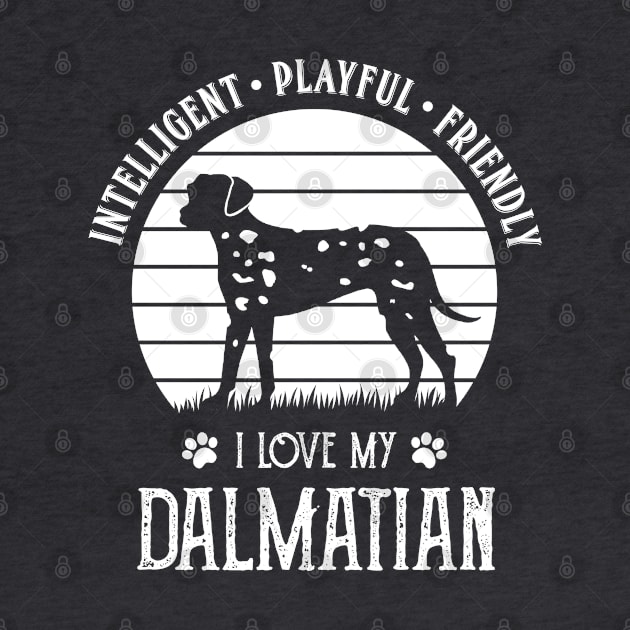 Dalmatian Dog Artwork Minimalist Design by TopTeesShop